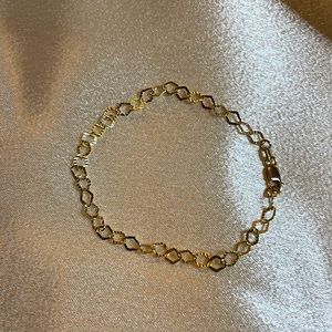 Bony Levy 14k Gold Textured Chain Bracelet